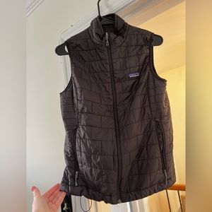 Black Patagonia vest, size medium